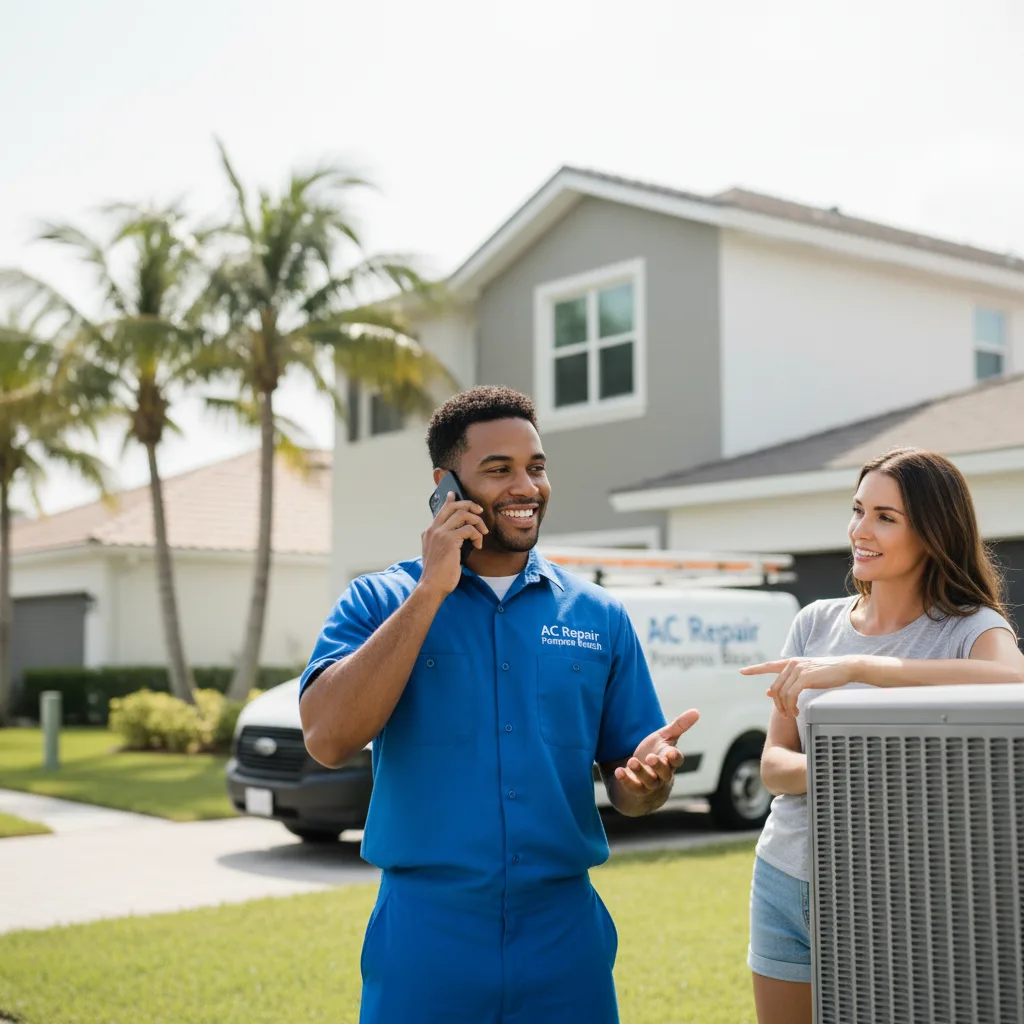 AC Repair Pompano Beach customer support in La Villa